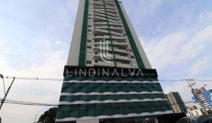 Apto no Ed. Esmeralda, com 3 dormitórios, sacada com churrasqueira - no Centro