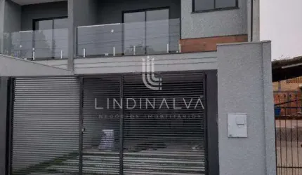 Sobrado no Três Bandeiras, com suíte, 2 quartos e espaço gourmet - recém construído
