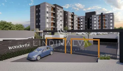 Apartamento na planta no Wonderful Home Club -  com 2 quartos e churrasqueira