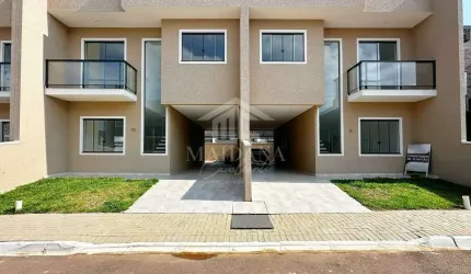 Sobrado Novo em Condomínio fechado 03 quartos sendo 01 Suíte a Venda no Bairro Costeira, São José d