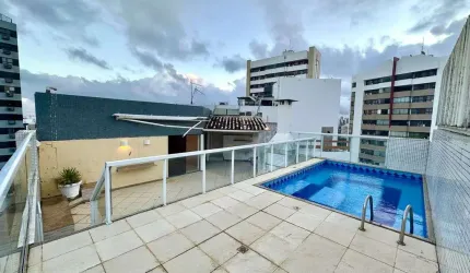 Cobertura duplex 3/4 à venda no Caminho das Árvores
