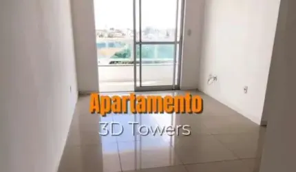Apartamento 2 Quartos 61M² 2 Vagas Porcelanato no 3D Towers, São Luís-MA