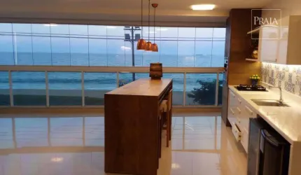 Frentaço para o mar da Praia da Costa, luxo, porteira fechada
