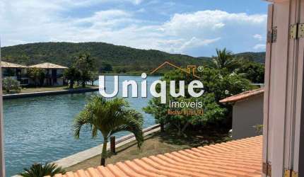 Casa beira canal, 470m2, São Bento - Cabo Frio, à venda por R$ 6.900.000,00
