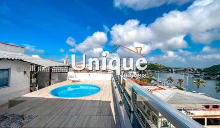 Cobertura, 164m2, Centro - Cabo Frio, à venda por R$ 1.260.000,00
