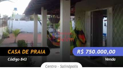 Casa de Praia dos Sonhos na Praia do Atalaia / Salinas