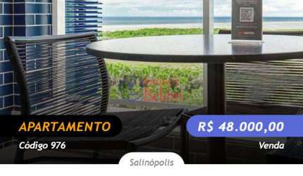 Imóveis Belém vende cota do Resort Exclusive em Salinas.