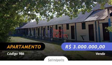 Imóveis Belém Vende pousada em Salinópolis