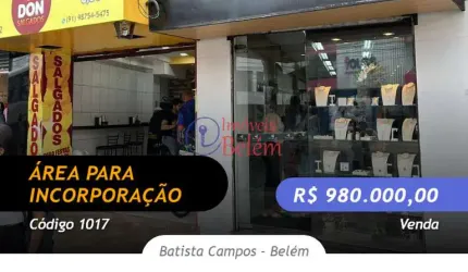 Imóveis Belém vende lojas na Batista Campos