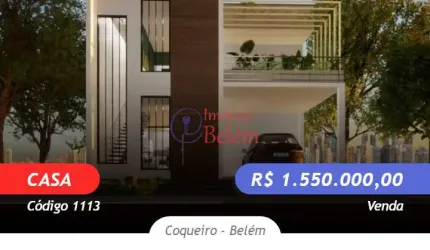 Imóveis Belém Vende Casa no Jardins do Lago