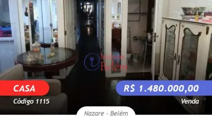 imóveis Belém vende casa na José Malcher