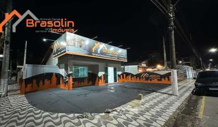 Ponto Comercial 157m² com garagem própria, Jardim Marina - Mongaguá/SP