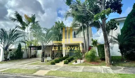CASA LUXUOSA - 4 SUÍTES - PORTEIRA FECHADA - ALPHAVILLE LITORAL NORTE 1