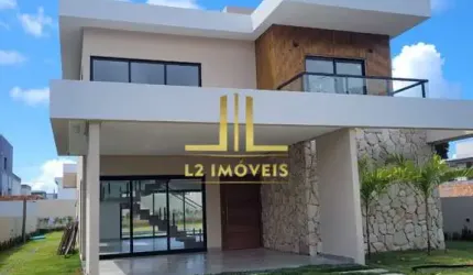 CASA DUPLEX NOVA - 4/4 SENDO 3 SUÍTES - GUARAJUBA