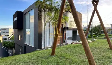 CASA LUXUOSA - 5 QUARTOS SENDO 3 SUÍTES - ALPHAVILLE LITORAL NORTE 2