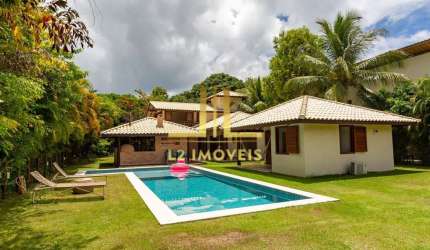 Casa 5/4 sendo 3 suítes Porteira Fechada no Quinta das Lagoas em Itacimirim R$ 2.200.000,00