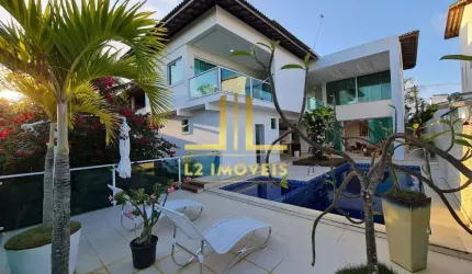 CASA ALTO PADRÃO - 5 QUARTOS COM 4 SUÍTES - VILAS DO ATLÂNTICO - PORTEIRA FECHADA