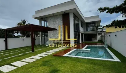 CASA NOVA - 7 SUÍTES - 422M² - COND. PARAÍSO - GUARAJUBA