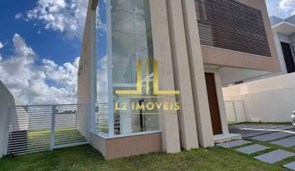 CASA - 5/4 SENDO 4 SUÍTES - 266M² - ALPHAVILLE LITORAL NORTE 2