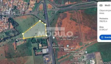 ÁREA à venda, Custódio Pereira - Uberlândia/MG