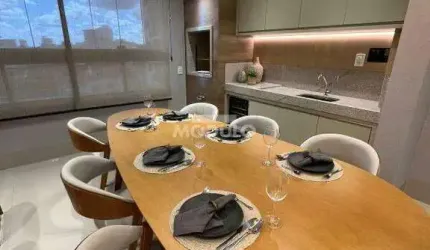 Apartamento à venda com Churrasqueira e Lazer Completo, 101,35 m² por R$ 660.000,00 - Santa Mônica - Uberlândia/MG