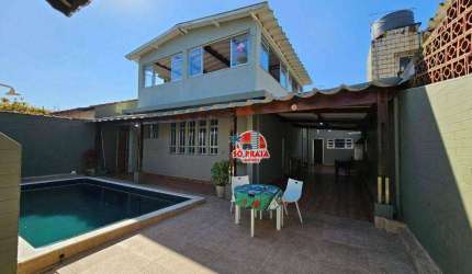Sobrado com 4 dormitórios à venda, 260 m² por R$ 549.000,00 - Balneário Jussara - Mongaguá/SP