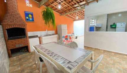 Casa com 4 dormitórios à venda, 130 m² por R$ 560.000,00 - Centro - Mongaguá/SP