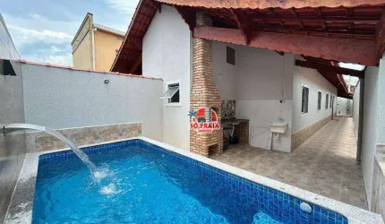 Casa com 3 dormitórios à venda, 104 m² por R$ 599.000,00 - Vera Cruz - Mongaguá/SP