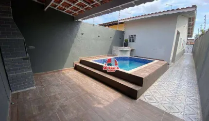 Casa com 2 dormitórios à venda, 61 m² por R$ 279.900 - Balneário Jussara - Mongaguá/SP