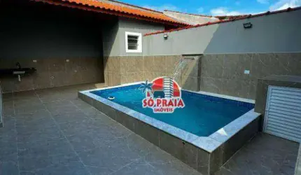 Casa com 3 dormitórios à venda, 104 m² por R$ 530.000 - Jardim Praia Grande - Mongaguá/SP