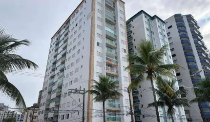 Apartamento com 2 dormitórios à venda, 66 m² por R$ 399.000 - Vila Guilhermina - Praia Grande/SP