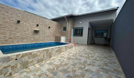 Casa com 2 dormitórios à venda, 89 m² por R$ 360.000 - Balneário Regina Maria - Mongaguá/SP