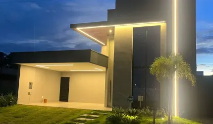 Casa térrea com 4 suítes (1 reversível) - Cond Splendido