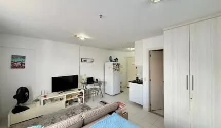 APARTAMENTO 1 QUARTO SEMIMOBILIADO NO REAL PANORAMIC – ÁGUAS CLARAS/DF