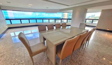 apartamento no com 4 suítes no colina du chat vista mar em ondina