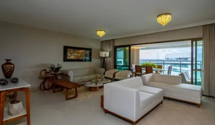 Apartamento a venda no Le Parc com 4 suitese varandão