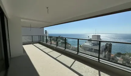 Apartamento a venda com 3 suítes e vista mar na Ladeira da Barra na Mansão carybé