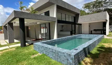 Casa a venda em guarajuba com 4 suites na linha verde
