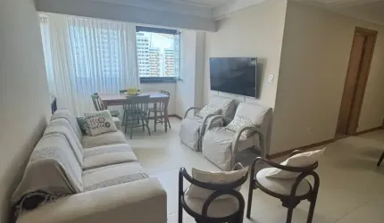 Apartamento a venda na pituba com 2 suites armarios e varanda na alameda catânia