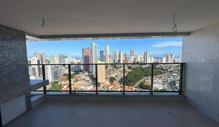 Apartamento a venda no caminho das árvores com 3 suites vista mar nascente no le quartier