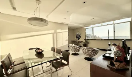 Apartamento a venda na barra com 3 quartos vista mar armarios e 2 vagas