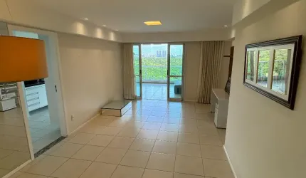 Apartamento a venda em patamares com 3 quartos varandão gourmet armarios no mario cravo