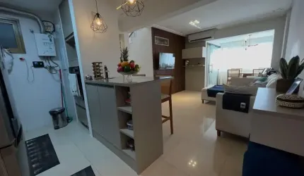Apartamento a venda em alphaville no cosmopolitan com 2 quartos e 2 vagas
