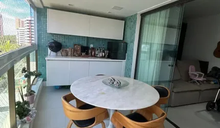 Apartamento a venda na pituba com 3 quartos na alameda catania no  brisas do parque