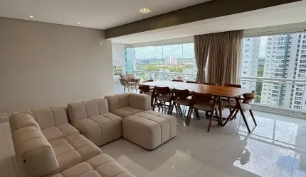 Apartamento a venda no ludco greenville com 3 suites mobiliado e nascente em patamares