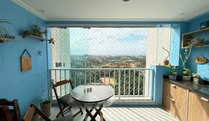 Apartamento a venda no villa alegro na paralela com 3 quartos com 2 vagas e andar alto