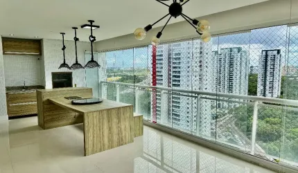 Apartamento a venda no etco greenvile com 4 quartos reformado varanda gourmet em patamares