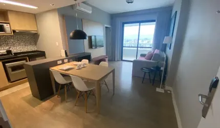 Apartamento a venda no mondial caminho das árvores quarto e sala mobiliado