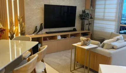 Apartamento a venda no mundo plaza loft mobiliado alto luxo no caminho das árvores