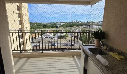 Apartamento a venda no stupendo piatã com 2 quartos nascente e varanda gourmet